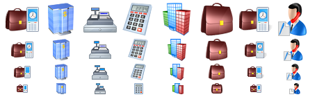 3d Business Icons
