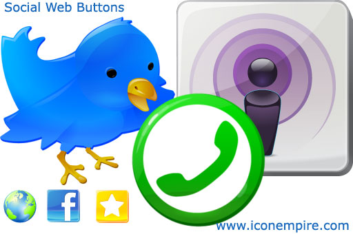 web social buttons