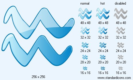 Aquarius Icon Images