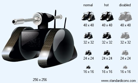 Military Robot Icon Images