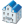Two-storied house icon