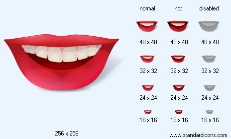 Smile with Shadow Icon Images