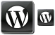 Black WordPress ico