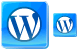 Blue WordPress ico