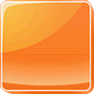 Orange Button icon