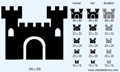 Castle Icon Images