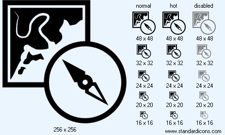 Orienteering Icon Images
