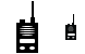 Portable radio transmitter