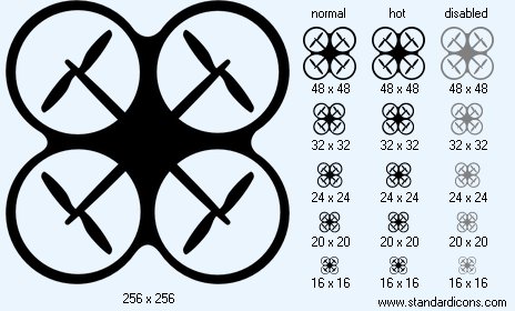 Quadcopter Icon Images