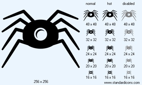 Spider Robot Icon Images