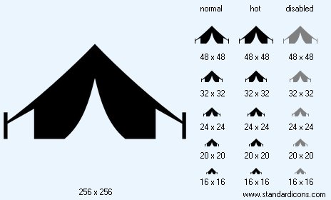 Tent Icon Images