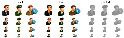 boss icons set
