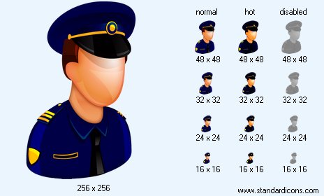 Police Officer Icon Images