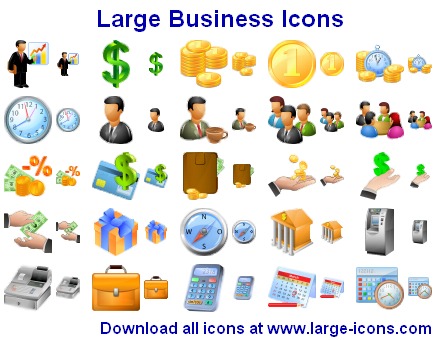 Large Business Icons screenshot