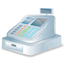 Cash Register with Shadow icon