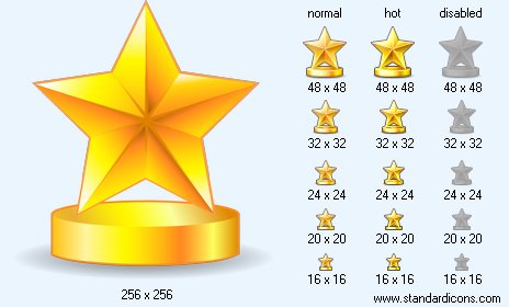 Hit Parade with Shadow Icon Images