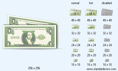 Money V3 with Shadow Icon Images