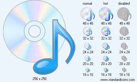 Music CD Icon Images