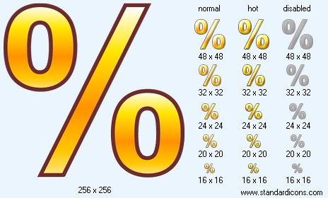 Percent Icon Images