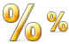 Percent SH icons
