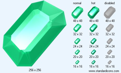 Emerald Icon Images