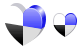 Heart icons