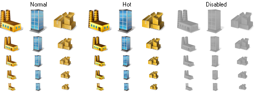 large factory icons