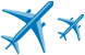 Airplane icons