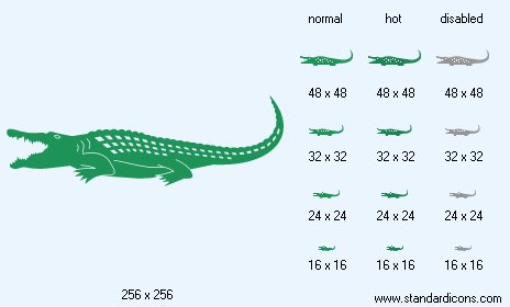 Alligator Icon Images