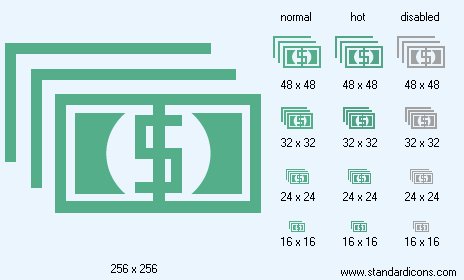 Banknotes Icon Images