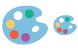 Color palette icons