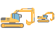 Excavator icons