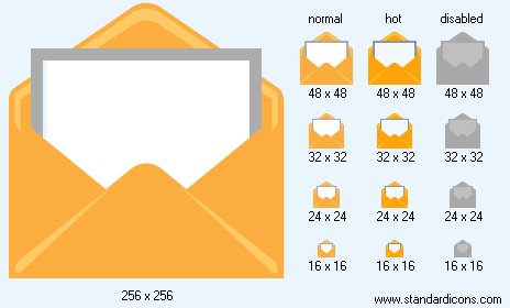 Open Mail Icon Images
