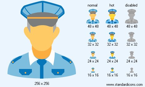 Policeman Icon Images