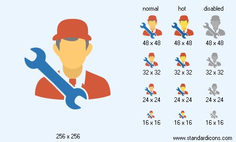 Serviceman Icon Images