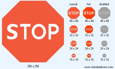 Stop Sign Icon Images