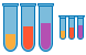 Test tubes icons