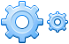 Gear icons