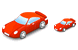 Red car icons