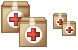 Medical store icons