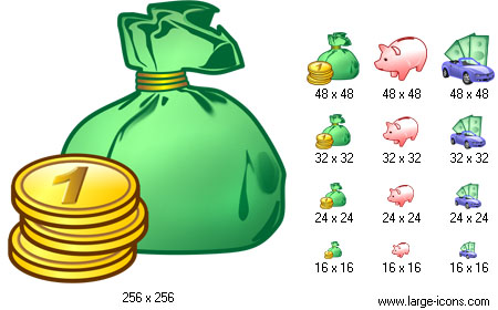 Large Money Icons