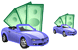 Automobile loan icon