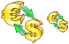 Conversion of currency icon