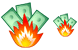 Fire damage icon