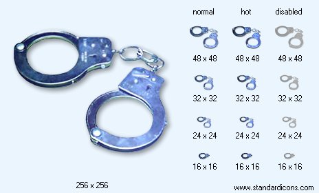 Handcuffs Icon Images