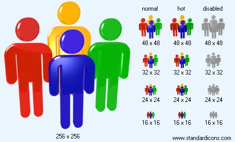 Demography Icon Images