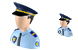 Policeman icons