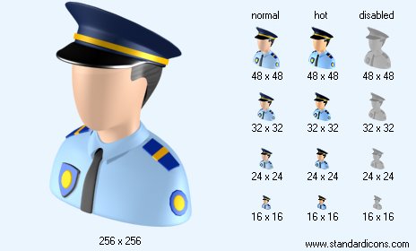 Policeman Icon Images