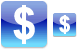 Dollar icons