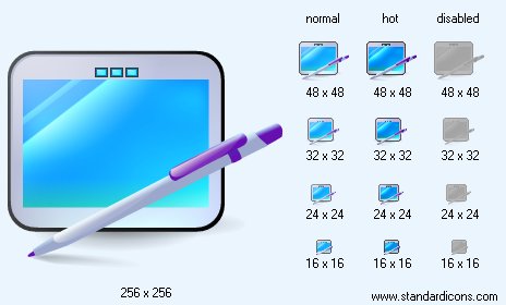 Graphic Tablet Icon Images